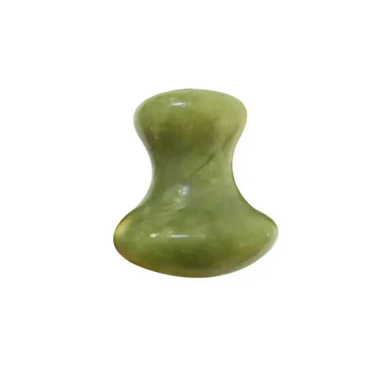Natural Rose Quartz Stone Jade Mushroom Gouache Scraper Facial Massage Stone Face Massager Gua Sha Board Face Lifting Tools