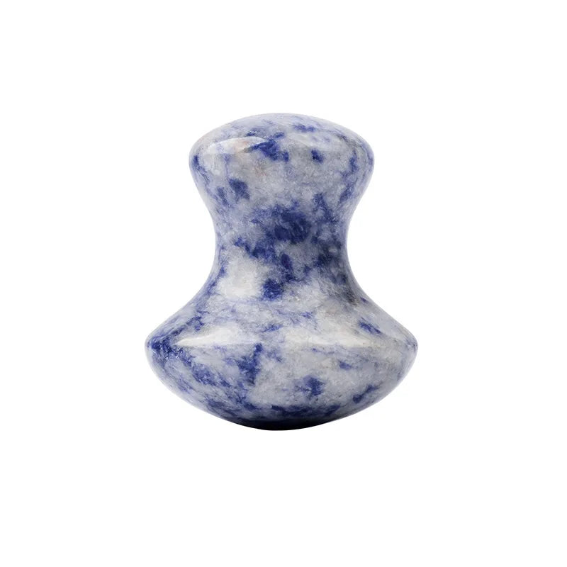 Natural Rose Quartz Stone Jade Mushroom Gouache Scraper Facial Massage Stone Face Massager Gua Sha Board Face Lifting Tools