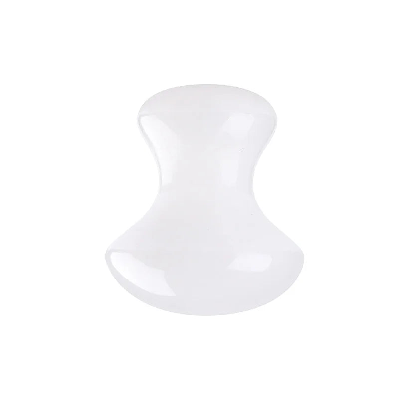 Natural Rose Quartz Stone Jade Mushroom Gouache Scraper Facial Massage Stone Face Massager Gua Sha Board Face Lifting Tools