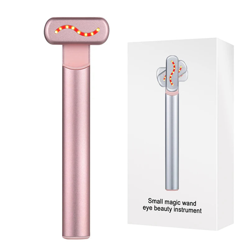 EMS Microcurrent Face Lifting Device Red Light Facial Wand Eye Neck Massager Skin Tightening Anti Wrinkle Skin Care Beauty Tool