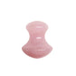 Natural Rose Quartz Stone Jade Mushroom Gouache Scraper Facial Massage Stone Face Massager Gua Sha Board Face Lifting Tools