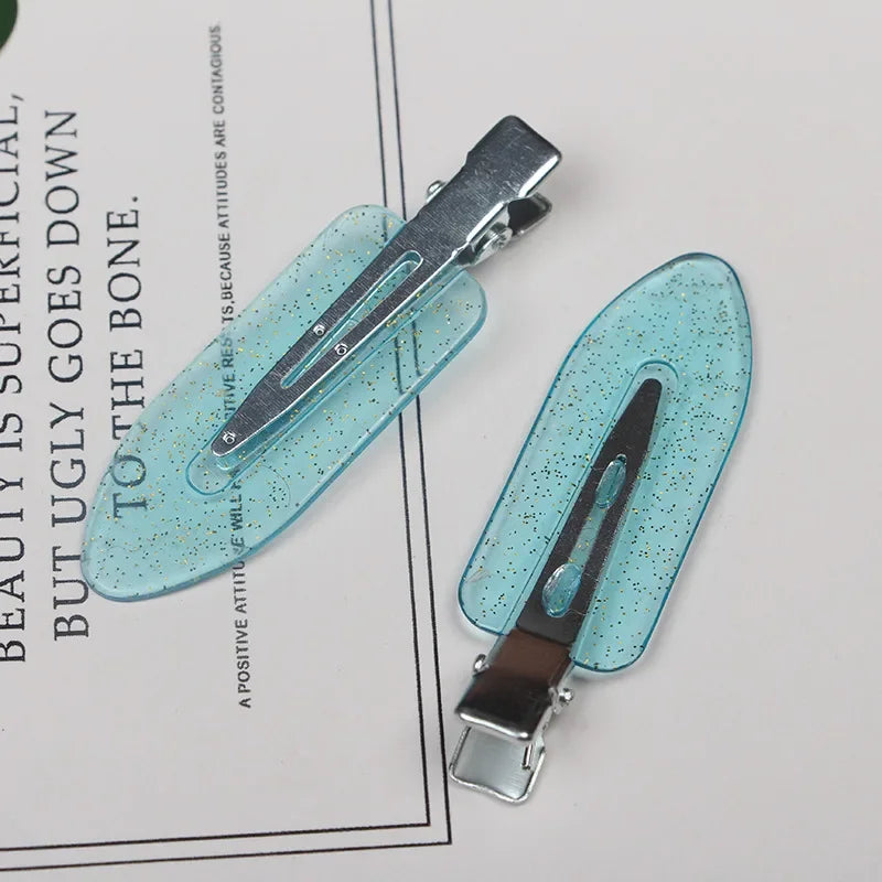 4pcs 6cm Hair Clips No Bend Seamless Hair Clips Side Bangs Barrette Makeup Washing Face Accessories Women Girls Styling Hairpins