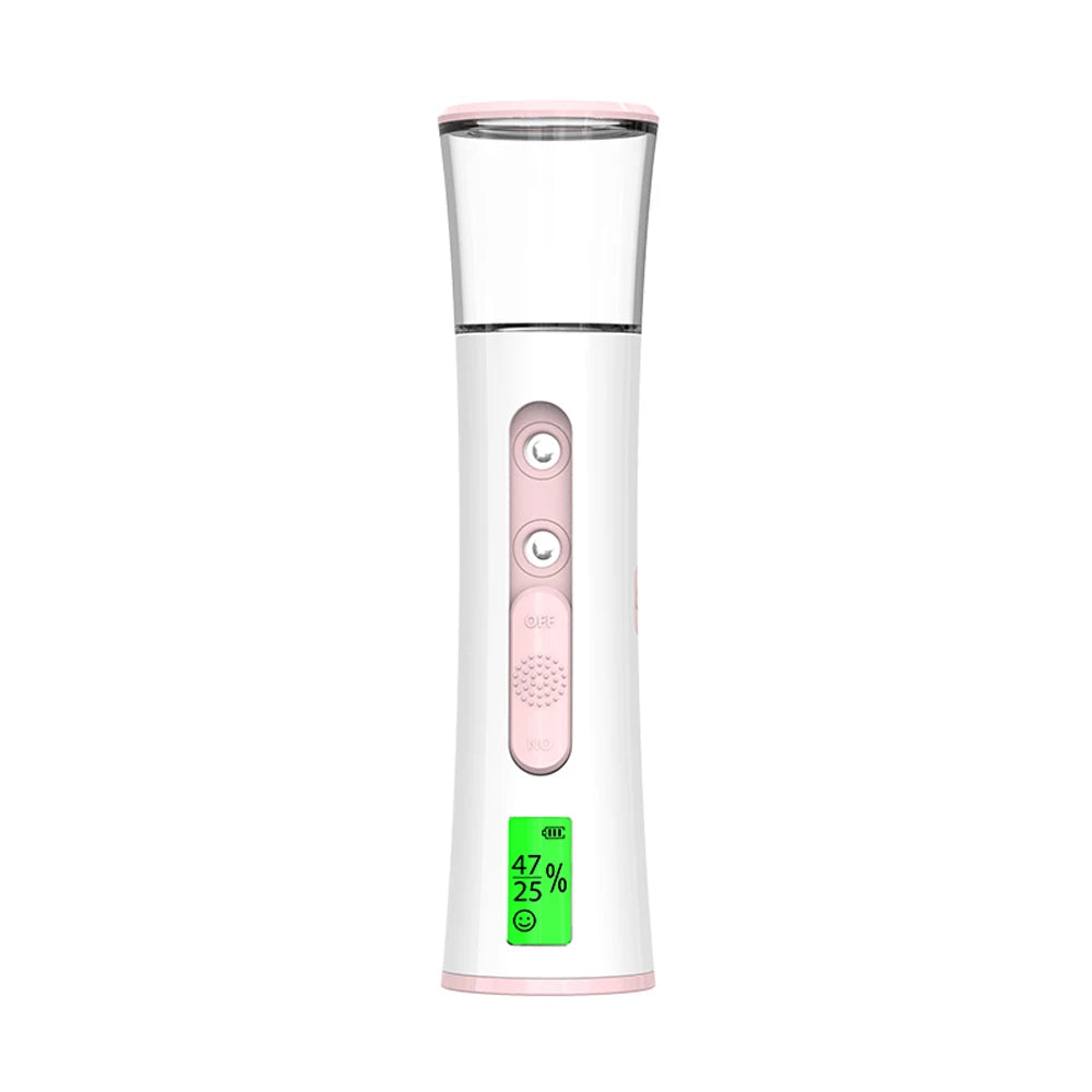 Nano Facial Steamer Mist Spray Eyelash Extensions Cleaning Pores Water SPA Moisturizing Hydrating Face Sprayer USB Rechargeable