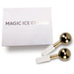 Hot Selling Skin Ice Globes Rose Gold Cooling Facial Ice Globes Beauty Roller Stainless Steel Magic Metal Cold Therapy Hand Held