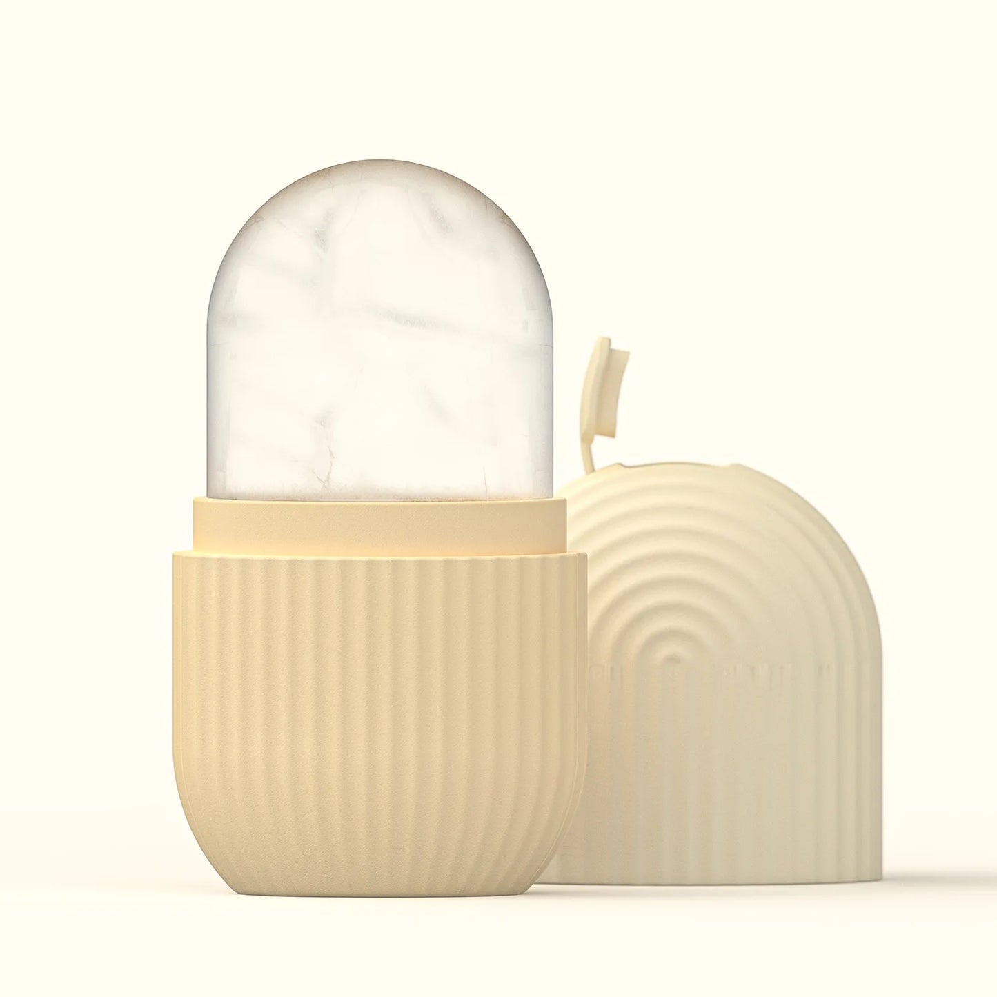 Ice Cube Face Roller, Eyes and Neck, Brighten Skin & Enhance Your Natural Glow, Reusable Facial Treatment, Ice Cube Roller