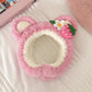 Cute cartoon frog headband women wash face hair accessories autumn and winter plush children daily need gift headband