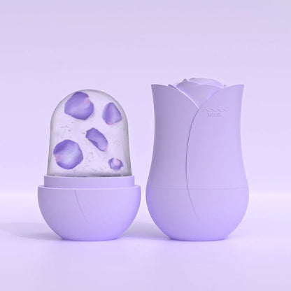 Ice Cube Face Roller, Eyes and Neck, Brighten Skin & Enhance Your Natural Glow, Reusable Facial Treatment, Ice Cube Roller