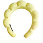 3 Piece Luxury Fiber Spa Headband and Wristband Set - Soft and Comfortable - Face Wash, Makeup Women's Hair Accessories Set