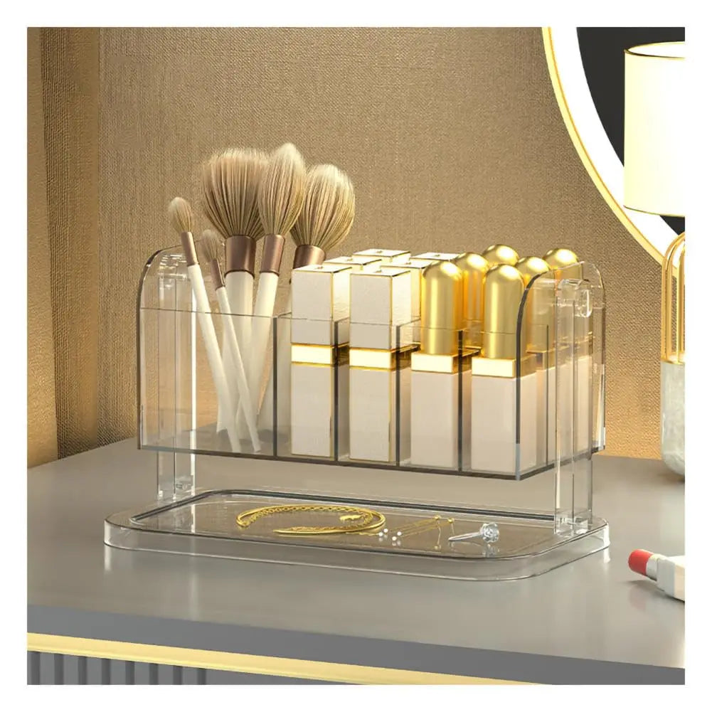 White New Drawer Makeup Storage Box Dormitory Finishing Plastic Shelf Cosmetics Skin Care Dressing Table Desktop