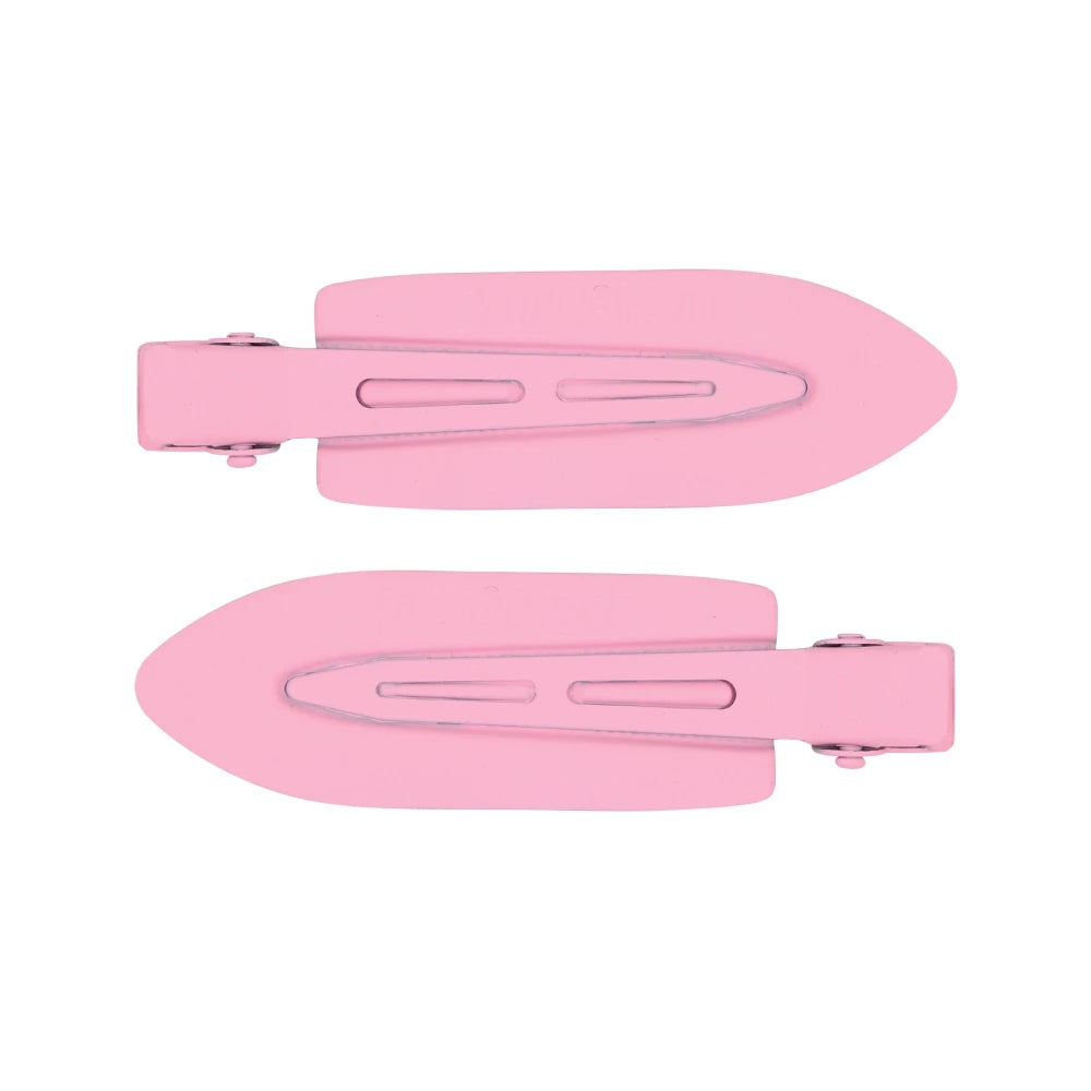 2Pcs/Lot Solid Color Seamless Matte Hair Clip for Women Girls Hairpins Ins Fashion Wash Face Makeup Headwear Hair Accessories