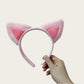 Cartoon Giraffe Cute Plush Bath Headband Wash Face Hair Hoop Hairbands Wristband for Bathroom Soft Remover Skin Care for Women