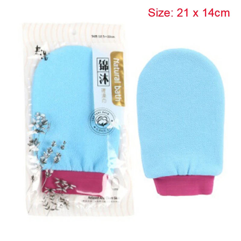 Double-sided Towel Korean Exfoliating Bath Washcloth Body Scrub Shower Towel Mitt Removal Kessa Exfoliate Peeling Glove Towel