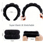 3 Piece Luxury Fiber Spa Headband and Wristband Set - Soft and Comfortable - Face Wash, Makeup Women's Hair Accessories Set