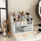 1pc Lightweight Varnished Metal Makeup Storage Rack - No - Installation, Ideal for Vanity Countertop, for Lipstick & Skincare