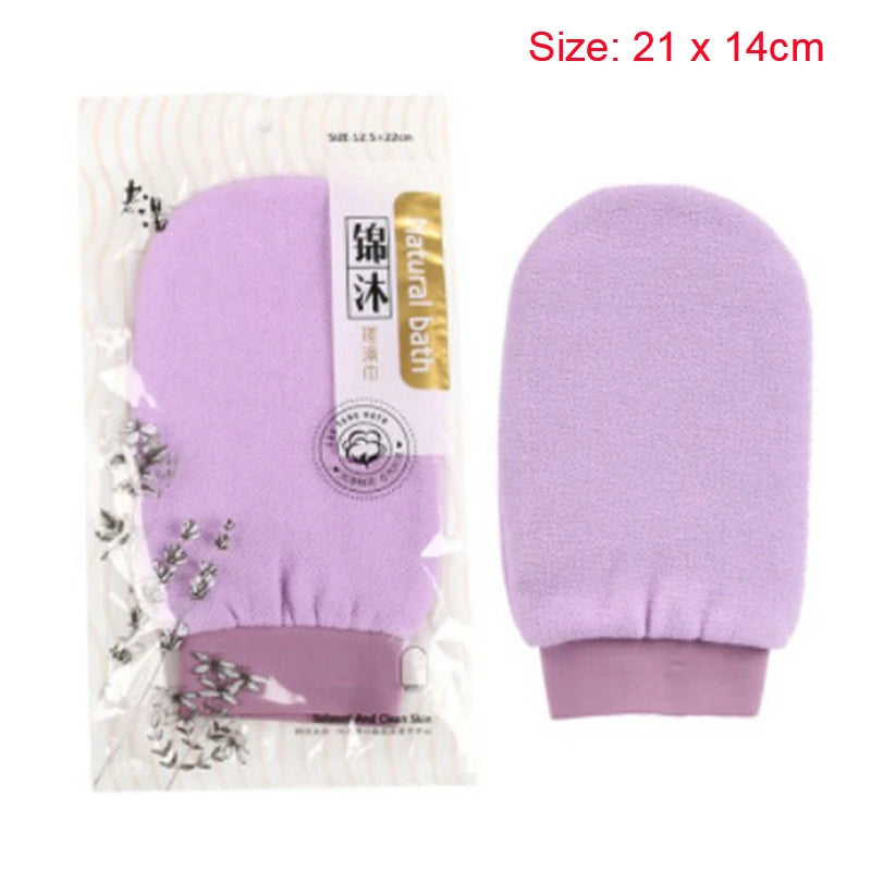 Double-sided Towel Korean Exfoliating Bath Washcloth Body Scrub Shower Towel Mitt Removal Kessa Exfoliate Peeling Glove Towel
