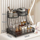 1pc Lightweight Varnished Metal Makeup Storage Rack - No - Installation, Ideal for Vanity Countertop, for Lipstick & Skincare