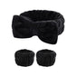 1set Women Wrist Towels For Washing Face Soft Bow Headband Girls Wrist Wash Band Pink Face Wash Wristband Spa skincare Hairbands