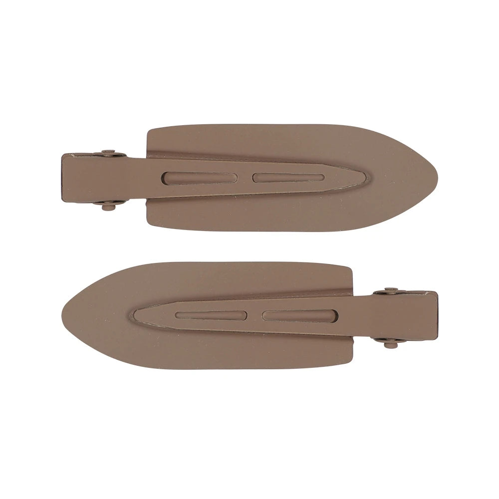 2Pcs/Lot Solid Color Seamless Matte Hair Clip for Women Girls Hairpins Ins Fashion Wash Face Makeup Headwear Hair Accessories