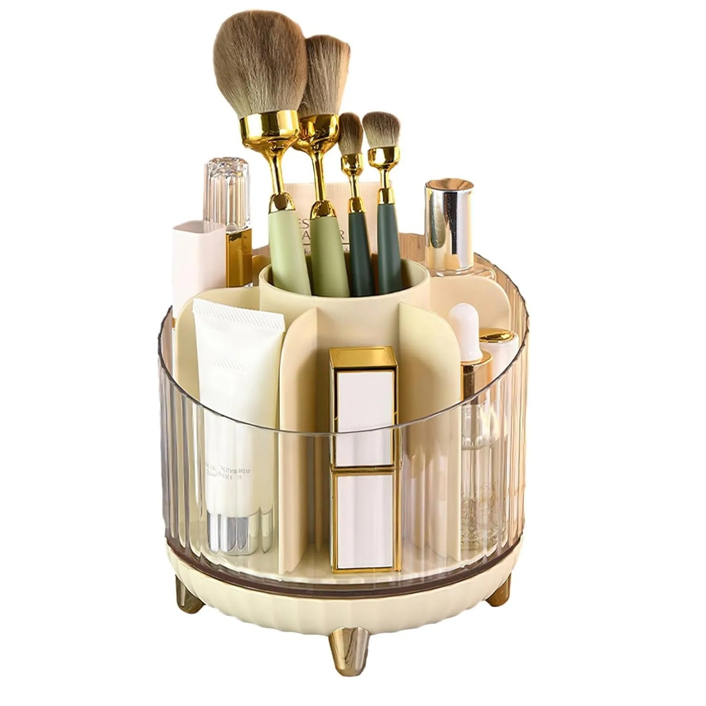 White New Drawer Makeup Storage Box Dormitory Finishing Plastic Shelf Cosmetics Skin Care Dressing Table Desktop