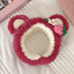 Cute cartoon frog headband women wash face hair accessories autumn and winter plush children daily need gift headband