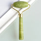 Home Use Single Jade Massage Roller with Wooden Handle and Jade Handle Barbed Xiuyan Jade Facial Massage Roller
