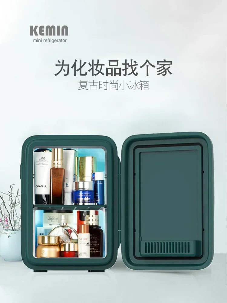 Small Skin Care Cosmetics Mini Internet Celebrity Green Household Large Capacity Box 220v skin care fridge mini