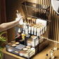 32x32x20cm Acrylic Luxury Cosmetics Storage Box Desktop Large Capacity Skin Care Lipstick Jewelry Dustproof Organizer Rack