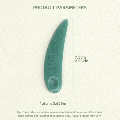 Jade Facial Mask Spoon Makeup Spatula Skin Care Cosmetic Spoon Reusable Applicator Beauty Scoop for Facial Cosmetic Face Mask