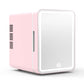 4L Makeup Mini Fridge for Bedroom Car Office & Dorm Cooler & Warmer Portable Small Refrigerator for Cosmetics, Skin Care