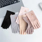 1 Pair UV Protective Gloves Sun Protection Half Finger Gloves Thin Gloves Non-slip Gloves Gel Fingerless Manicure Gloves