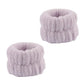 1set Women Wrist Towels For Washing Face Soft Bow Headband Girls Wrist Wash Band Pink Face Wash Wristband Spa skincare Hairbands